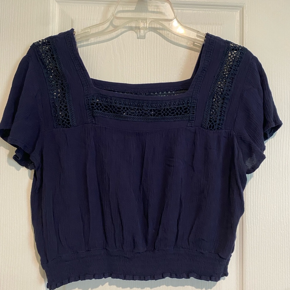 Milkmaid crop top Cottagecore Peasant Nature size Medium coquette